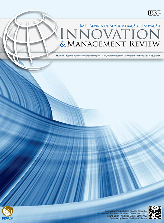 Go to journal home page - RAI Revista de Administração e Inovação